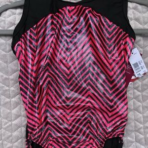 Pink and black leotard - never worn, NWT!